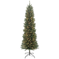 Arbre de Noël Artificiel Moderne de Haute Qualité (0,9m-2,7m) avec Support Métallique, Personnalisable, en PE et PVC Mélangés, Écologique, Décoration LED