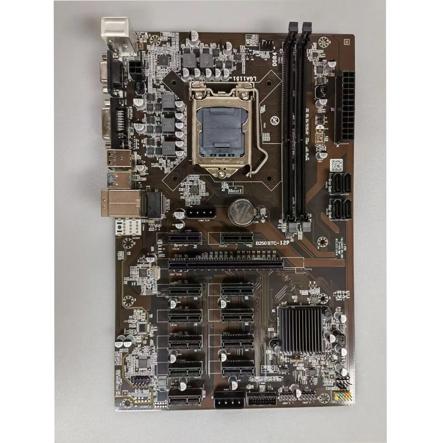 12GPU B250 최소 ing 전문가 마더 보드 LGA 1151 16GB DDR4 2400 MHz 데스크탑 마더 보드