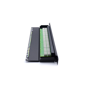 Panneau de brassage téléphonique 50 ports, montable en rack 19 pouces avec bras de gestion de plateau arrière, Cat 3 pour câblage structurel et télécommunications - Product Image 6