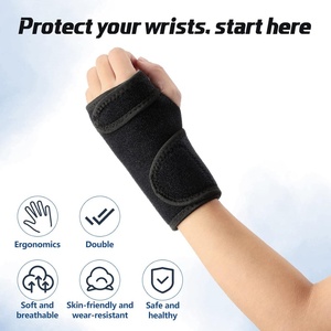 <span class=keywords><strong>Muñequera</strong></span> Deportiva Diaria <span class=keywords><strong>Nocturna</strong></span> con Soporte para el Sueño, Férula de Compresión, Correas Ajustables, Alivio del Dolor, Tendinitis, Fitness - Product Image 4