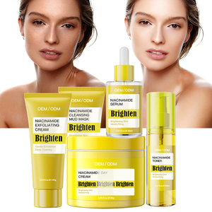 Juego personalizado para el cuidado de la piel, sin sulfatos, antienvejecimiento, vitamina E, niacinamida, cuidado de la piel, juego blanqueador para el cuidado de la piel - Product Image 1