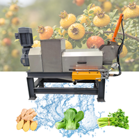 Industriële geavanceerde automatische enkelvoudige schroefontwateringsmachine voor fruit sap extractie, gebruikt in de fruit sapverwerkingslijn