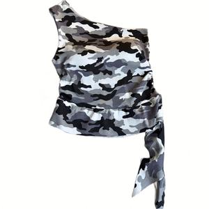 Nuevo Top sin Mangas para <span class=keywords><strong>Mujer</strong></span>, Estilo Chica Sexy, con Tirante Irregular y Hombro Asimétrico, Corte Ajustado, Colección Verano 2026 - Product Image 5