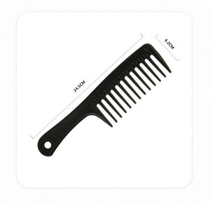 Peine Antiestático de Dientes Anchos y Mango Largo <span class=keywords><strong>para</strong></span> Cabello Rizado <span class=keywords><strong>para</strong></span> <span class=keywords><strong>Mujer</strong></span> - Product Image 2