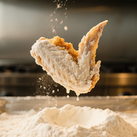Vente chaude KFC Shop Produit Pâtisserie Mélanges Poudre Forme 1kg Sac Emballé