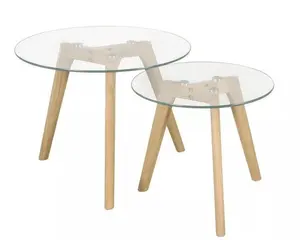 Fábrica superventas precio directo barato moderno multifunción vidrio café mesa de escritorio de la lanzadera