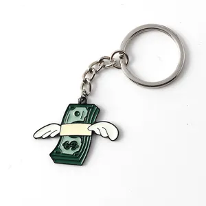 2024 Wholesale Metal 3d Personalized Enamel KeyChain Custom Logo Souvenir Coin Key Chain