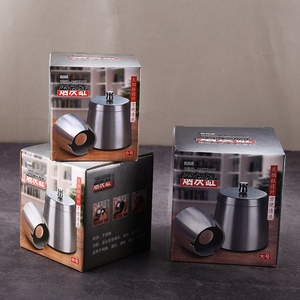ที่เขี่ยบุหรี่สแตนเลสพร้อมฝาปิดที่เขี่ยบุหรี่กลางแจ้ง - Product Image 5