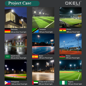OKELI Customization Energy Saving ABS <strong>Outdoor</strong> Waterproof IP65 Stadium <strong>Solar</strong> Led Flood <strong>Outdoor</strong> <strong>Light</strong> <strong>Solar</strong> Flood <strong>Light</strong> 200w - Product Image 5