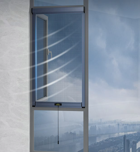 Chất Lượng Cao Hiện Đại Nhôm Có Thể Thu Vào Lưới Muỗi Con Lăn Côn Trùng Màn Hình Cửa Sổ Cho Khách Sạn Nhà Nhôm Cửa Sổ Cửa Ra Vào Cuộn - Product Image 3