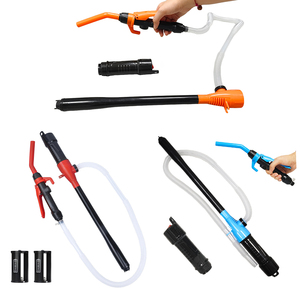 Pompe de transfert d'huile et d'eau électrique portable, alimentée par batterie, robuste, avec tuyau et buse pour voiture, camion, bateau - Product Image 2