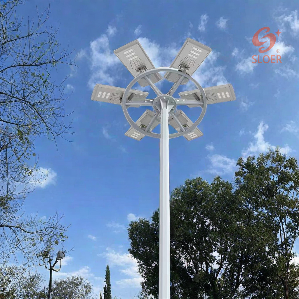 Brightness Outdoor Stadium Airport Seaport LED Power Flood High Mast Light of Highway