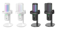 Microphone à condensateur USB RGB professionnel XM58 de haute qualité, capsule de 14 mm, micro avec suppression du bruit pour le jeu et le streaming
