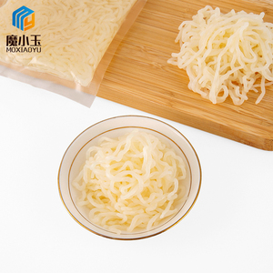 Nouvel arrivage Sans additifs Faible teneur en sucre Sans gluten Repas savoureux de remplacement Nouilles de konjac jaunes grossières - Product Image 3