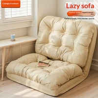Nuevo Modelo JX-0520 JUN HENG Sofá Perezoso Estilo Ins, Sofá Cama Plegable para Balcón, Tatami, Relleno de Esponja