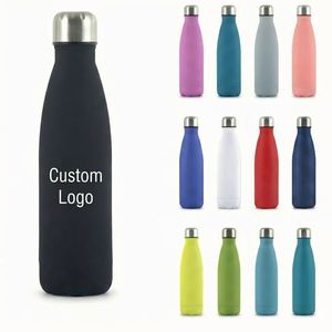 Custom 500ml Vacuum Insulated Stainless Steel Water Bottle Custom Logo <b>Double</b> <b>Wall</b> Cola Bottle BPA Free Leak-Proof 6-12 Hours - Product Image 1