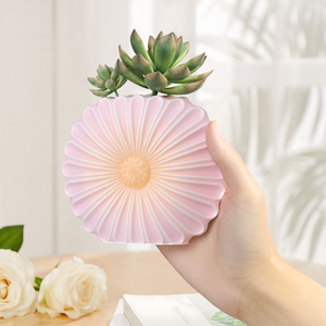 Moderno fai da te sogliola <span class=keywords><strong>in</strong></span> gesso ornamento di gesso stampi creativi 3D vaso di girasole Silicone resina stampo piante <span class=keywords><strong>vasi</strong></span> da fiori - Product Image 5
