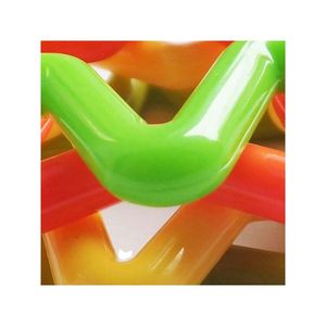 Werbeartikel Pentagramm-Ring Babyspielzeug Zubehör Kundenspezifische Bunte Plastikspielzeuge - Product Image 5