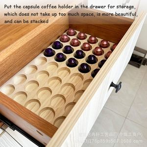Organizador de Cápsulas de Café de Madera para 40 Cápsulas, para Encimera de Cocina o Escritorio - Product Image 2