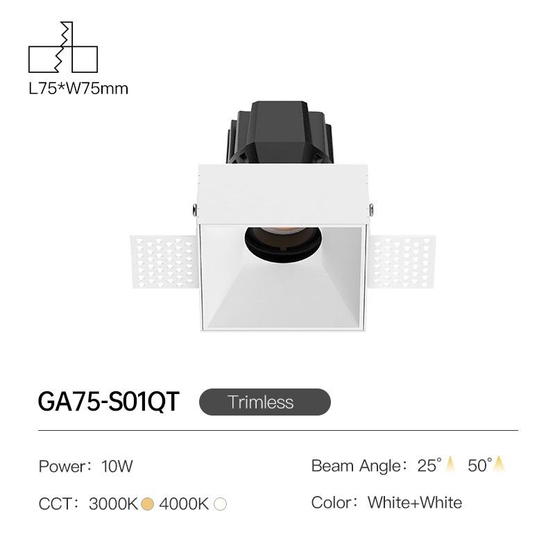 Bianco senza cornice + Bianco 10W