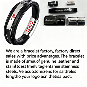 Bracciale da uomo in pelle nera autentica con pietre naturali geometriche di alta qualità, fatto a mano, per <span class=keywords><strong>coraggio</strong></span> e sollievo dallo stress. - Product Image 6