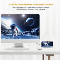 Hub USB C 7 en 1 con HDMI 4K, RJ45 Gigabit, USB 3.0, PD 60W, Lector de Tarjetas SD y TF, Base de Aluminio para MacBook y Laptop