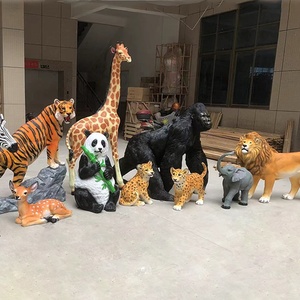 Animales de Peluche de Resina Estilo Safari, Manualidades de Fibra de Vidrio/Tema de la Selva, Jirafa Inflable Gigante/Animales de Tamaño Real, Escultura de Animales Realista - Product Image 5