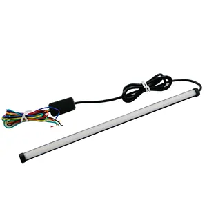 Tubo flexível ultrafino para carro, faixa de LED para farol de carro, lâmpada de sinalização DRL de 30 cm, 45 cm e 60 cm