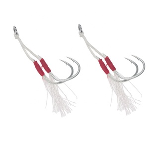 Ami da pesca TGD di alta qualità <span class=keywords><strong>Mata</strong></span> Kail Jigging Assist Hooks, doppio amo assist per jigging, per la pesca in mare - Product Image 1