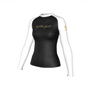Diseña Tu Propio Rashguard de Jiu-Jitsu BJJ para Mujer, Marca SAKYA, de Alta Calidad, Económico, de Poliéster y Spandex, de Secado Rápido, Manga Larga, para MMA - Product Image 3