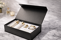 Recycled Materials Folding Magnetic Paper Gift Box with Matt Lamination for Clothing Custom Logo