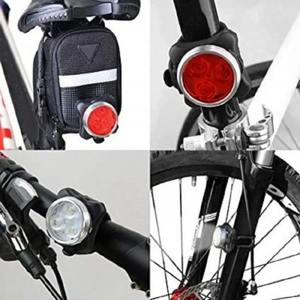Luce LED Anteriore e Posteriore per Bicicletta, Impermeabile, Ricaricabile USB, Torcia per Fanale Posteriore, Lanterna per Ciclismo, Faro per Bicicletta - Product Image 4