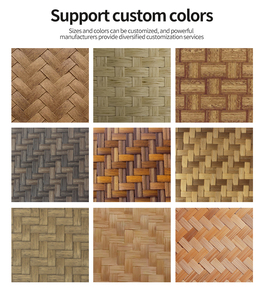 Alfombra de bambú tejida hecha a mano, simulación de PE, tejas de techo de <span class=keywords><strong>madera</strong></span>, tejas - Product Image 4