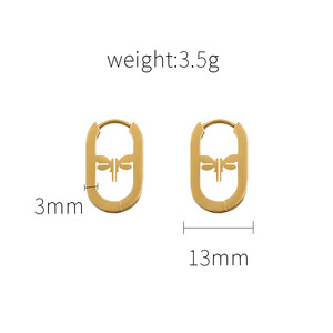 Trendy U Shaped Butterfly Cuff Earrings For Women Geometric Design Gold Silver Color Fashion Jewelry Gift - Product Image 4