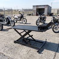 Plateforme élévatrice pneumatique pour moto, capacité 800/1000 lbs, pour démontage de pneus et inspection, Jierui JR001, garantie 1 an