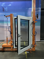 Fenêtres de maison passive à triple vitrage en aluminium à rupture de pont thermique, de haute qualité et écoénergétiques, de style européen