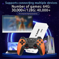 Topleo Clé de Jeu Portable M15 Vidéo 4K HD Intégrée 20000 Jeux Console de Jeu Rétro TV 4K