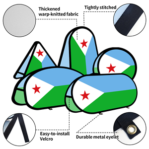 Djibouti Oval Pop up <b>Banner</b> Warp-knitted Fabric for Outdoor Advertising Promotion Outdoor Tent - Product Image 3