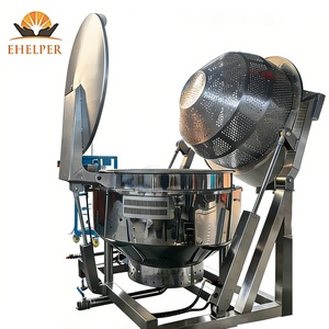 Marmite de Blanchiment Automatique à Gaz avec Panier à Levage Automatique pour Viande, Fruits de Mer, Riz et Légumes |   <span class=keywords><strong>Cuiseur</strong></span> à blanchir haute capacité 500L - Product Image 1