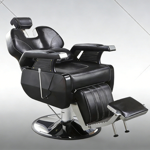 Sillón de Barbero Hidráulico <span class=keywords><strong>Reclinable</strong></span> de Nuevo Diseño, de Dos Niveles, Estilo Vintage, para Peluquería, Salón de Belleza - Product Image 3