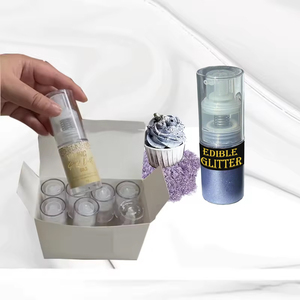 Bomba de empuje de polvo brillante <span class=keywords><strong>para</strong></span> colorear alimentos en espray con purpurina brillante comestible de grado alimenticio <span class=keywords><strong>para</strong></span> pastel - Product Image 2