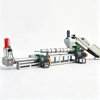Granulateurs à double étage populaires pour le recyclage des déchets plastiques HDPE, LDPE, PP, PE, PA, EVA, PS