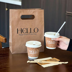 Bolsa <span class=keywords><strong>de</strong></span> Papel Kraft Impresa Personalizada para Comida para Llevar y Entrega <span class=keywords><strong>de</strong></span> Alimentos, <span class=keywords><strong>Bolsas</strong></span> <span class=keywords><strong>de</strong></span> Papel Marrón con su Logotipo - Product Image 4