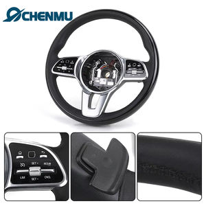 Volant en cuir en bois noir pour <span class=keywords><strong>Mercedes</strong></span> Benz <span class=keywords><strong>S223</strong></span> C206 232 E213 W223 E63 S63 G63 GTS Volant OLED - Product Image 2