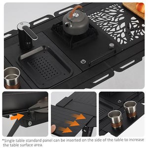 <span class=keywords><strong>Table</strong></span> IGT en <span class=keywords><strong>aluminium</strong></span> réglable en hauteur portable Design moderne Sac de transport Meubles d'extérieur Pliage Pique-nique <span class=keywords><strong>Camping</strong></span> 4 places - Product Image 3