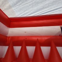 Stand de tir gonflable en PVC pour carnaval, jeu de fléchettes, souffleur inclus, installation facile, garantie 3 ans, taille personnalisable, événements extérieurs