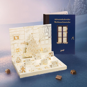 Caja de Calendario de <span class=keywords><strong>Adviento</strong></span> de Chocolate de Cartón Personalizada con Recubrimiento UV y Grabado en Relieve, Cuenta Regresiva de Navidad de 24 Días - Product Image 2