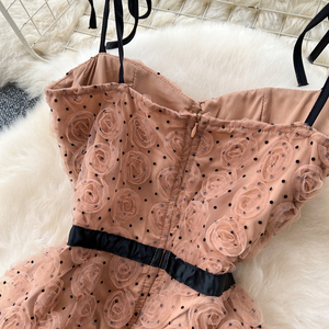 Robe Longue de Soirée <span class=keywords><strong>Haute</strong></span> <span class=keywords><strong>Couture</strong></span> Française 2025 de Luxe avec Appliques Florales, <span class=keywords><strong>Corset</strong></span> et Bretelles Fines - Product Image 3