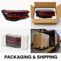 Conjunto de Luces Traseras LED de Alta Luminosidad, Lámpara de Señal de Frenado y Direccional para Automóvil, Accesorios para Carrocería, Compatible con Changan CS55 Plus