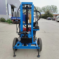 Petit foreuse de puits d'eau avec remorque, moteur Diesel de 18 cv, chine, fournisseur vérifié